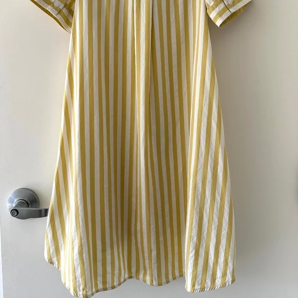 Everlane Day Tripper Dress - Yellow & White Striped XXS - Picture 5 of 14